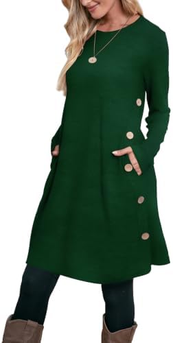 Womens Sweater Dress Long Sleeve Dress for Women Winter Dress